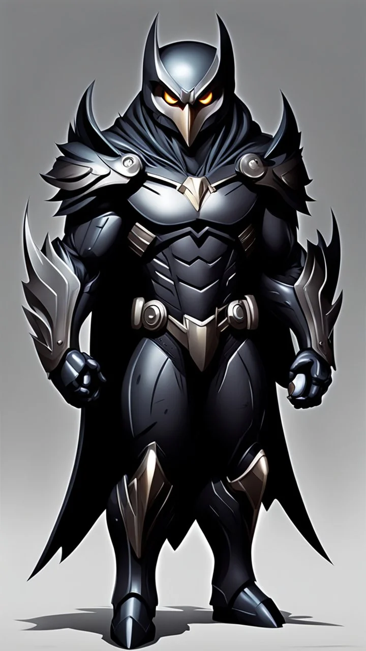 Cartoon art owlman ultra quality full body