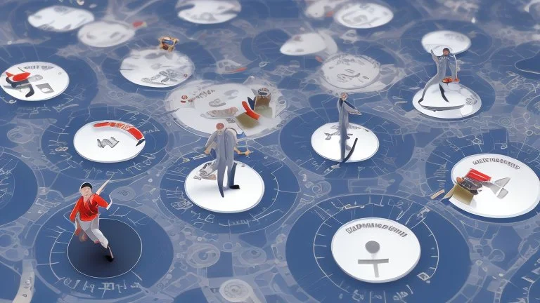 Certainly, here is a description of the ideal image for the article about "Successful Recruitment Strategies in the Business World" in English: The image depicts a group of happy and motivated employees in a professional work environment. In the center of the image, there is a manager or leader explaining successful recruitment principles to their team. The employees are shown actively engaging and participating in a discussion about the company's future. The image conveys a positive message ab