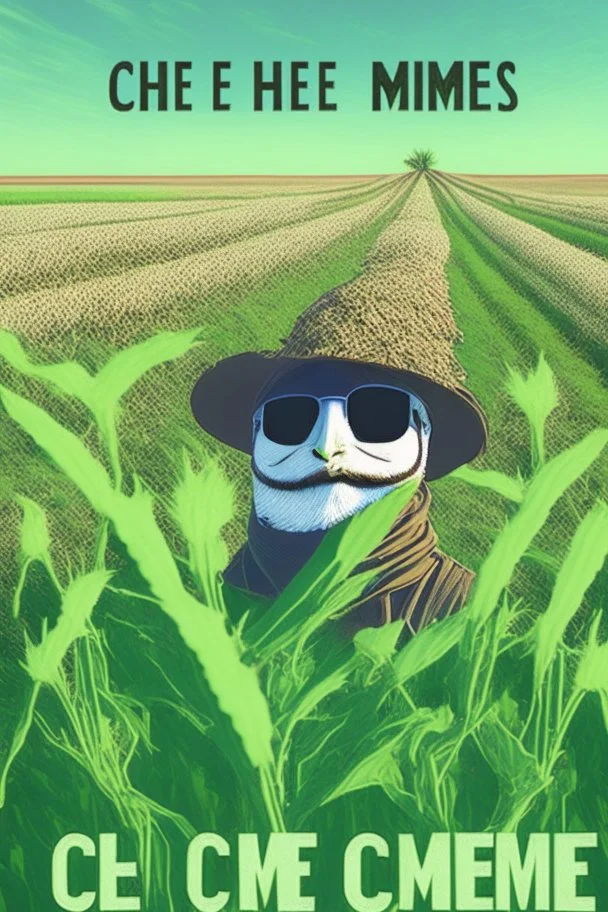 cover crops in meme style