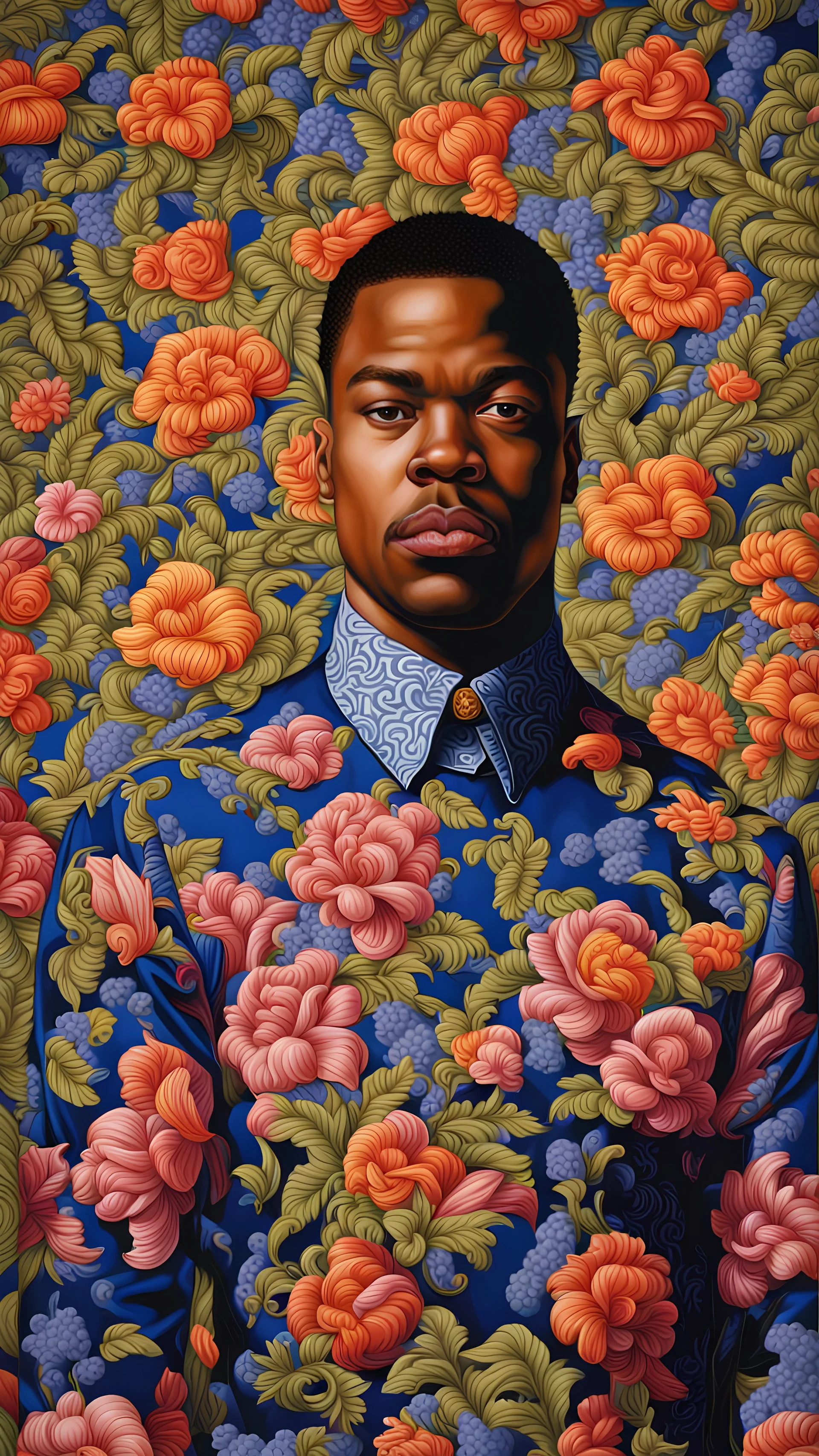  Kehinde Wiley Portrait Of Dave Chapel Gallery Stablecog