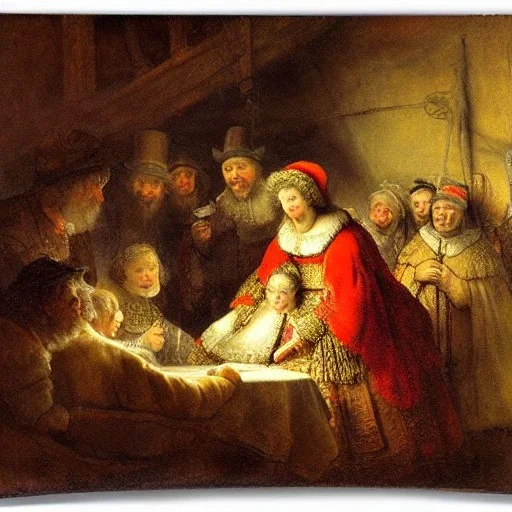 Rembrandt merry Christmas