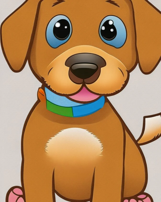 cute clipart dog