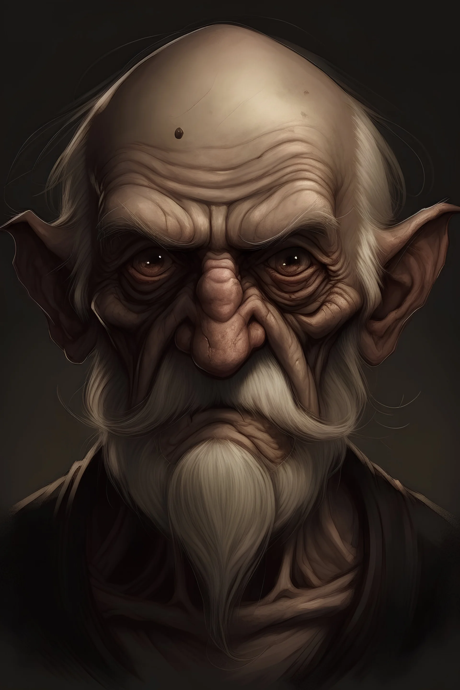 evil old man