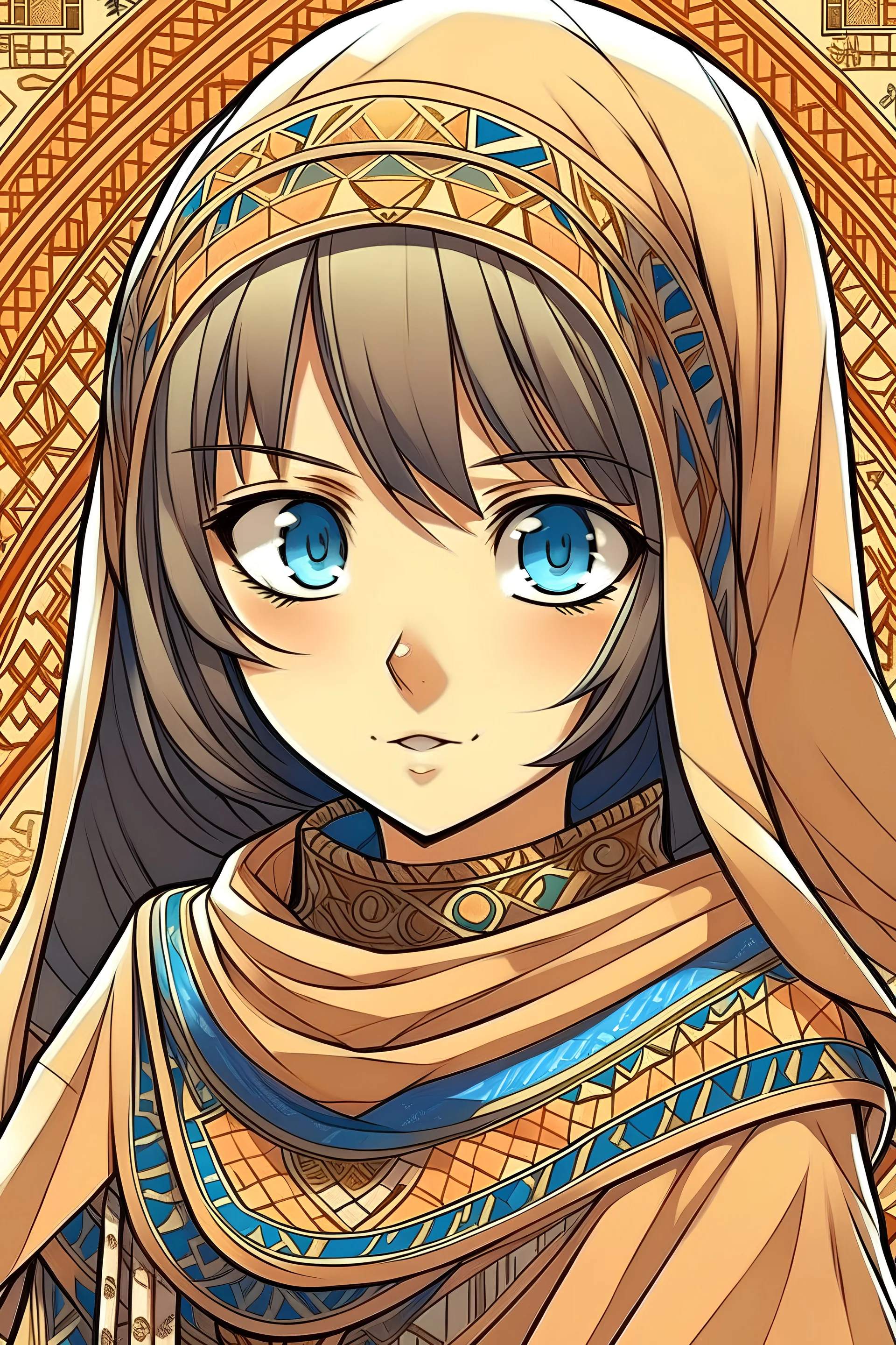 Arabian girl manga mat