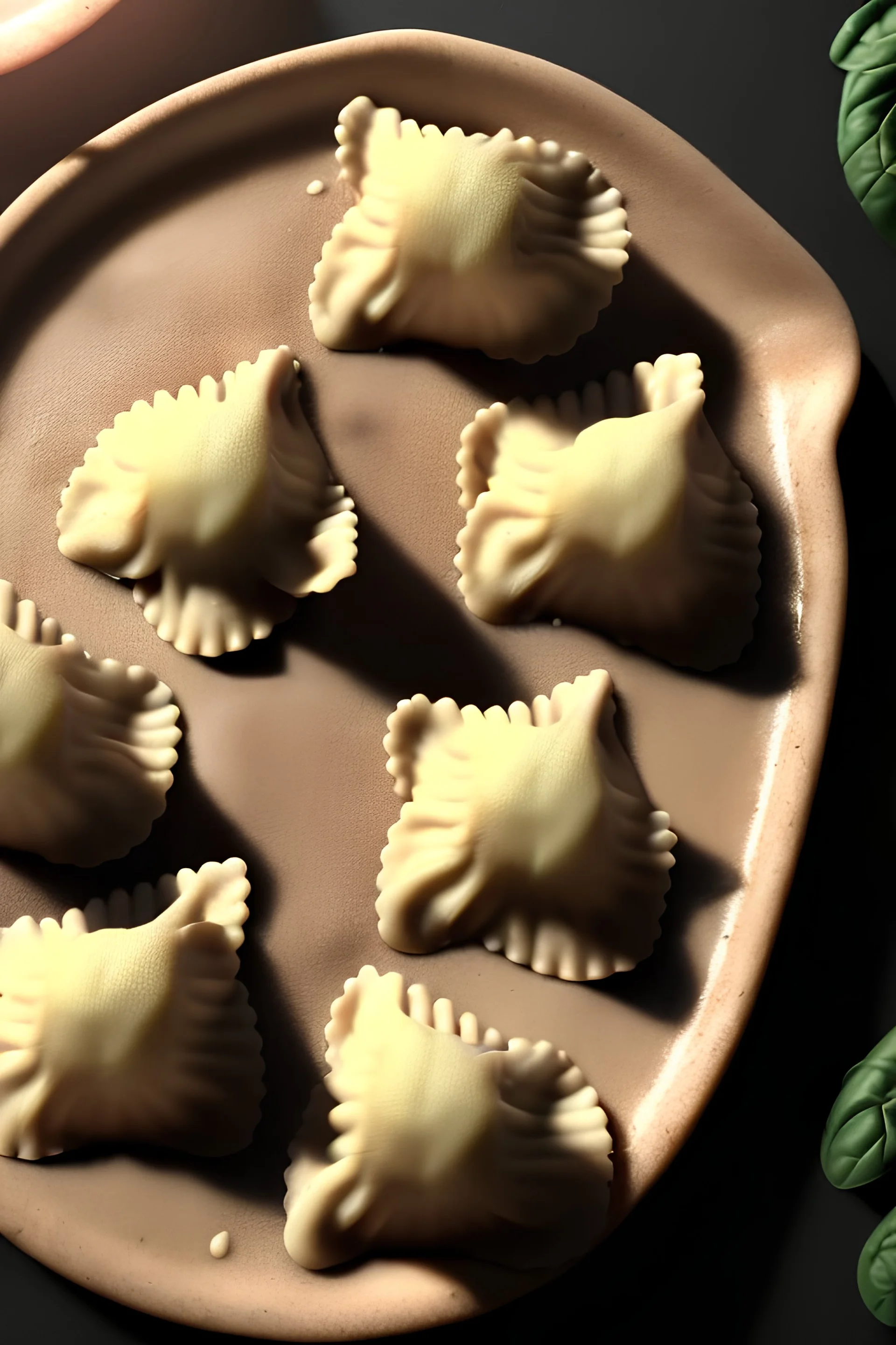 Ravioli , cooking photo, realistic Verona style ,smooth, god rays, unreal engine 5, ray tracing, RTX, lumen lighting, ultra detail, volumetric lighting