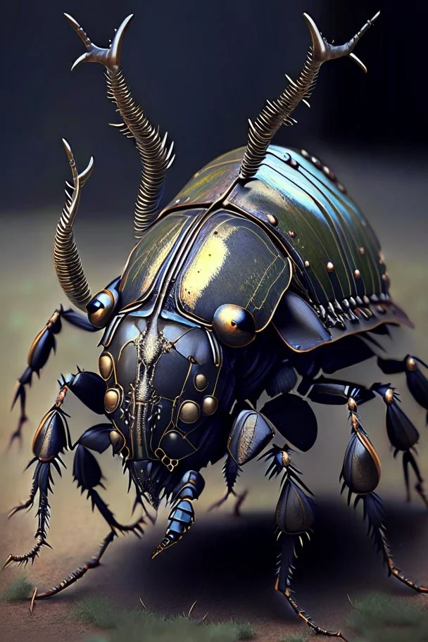 Armoured stag beetle