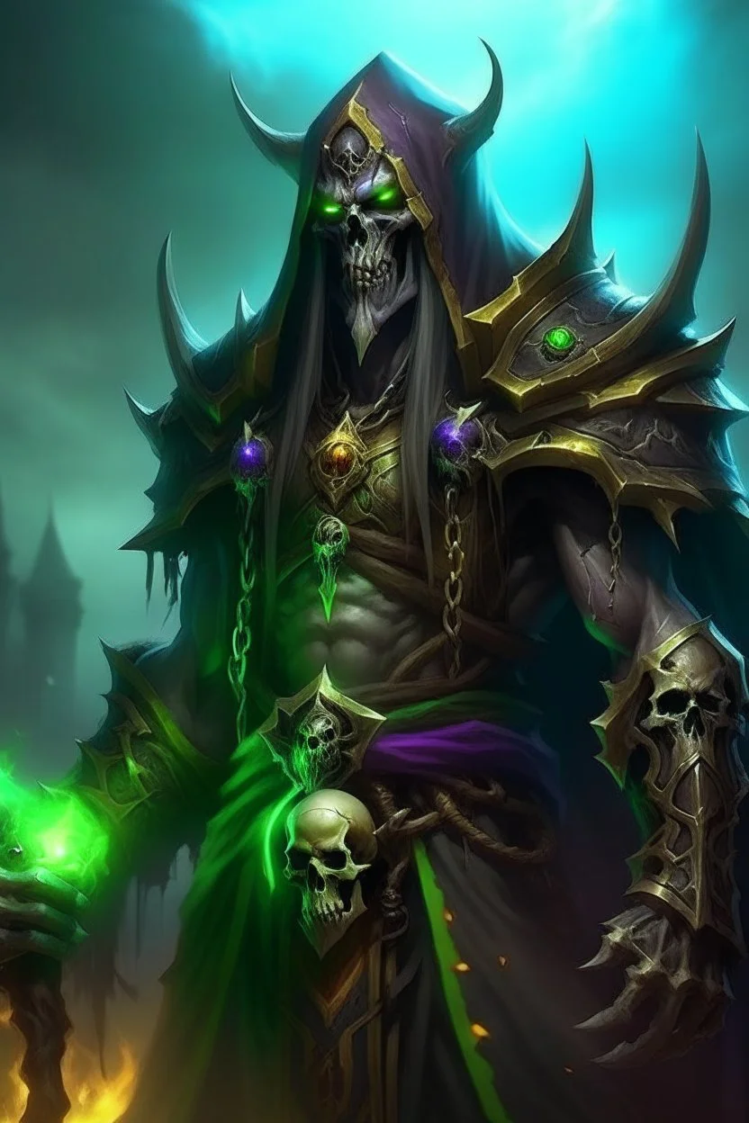 undead warlock wow warcraft world affliction corruption soul chaos