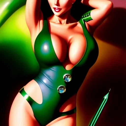 fullbody portrait 'beautiful sexy busty Catwoman',wearing skintight latex bikini,hyperrealistic skin,Hyperrealistic crystal clear Green eyes,painting by gaston bussiere, greg rutkowski, yoji shinkawa, yoshitaka amano, tsutomu nihei, donato giancola, tim hildebrandt, oil on canvas, cinematic composition,sharp image, extreme detail,((fit full head inside picture)),32k