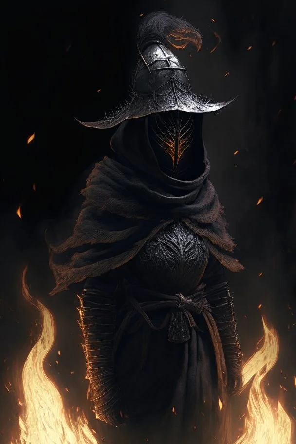 The Fire Keeper in world of the dark souls 3