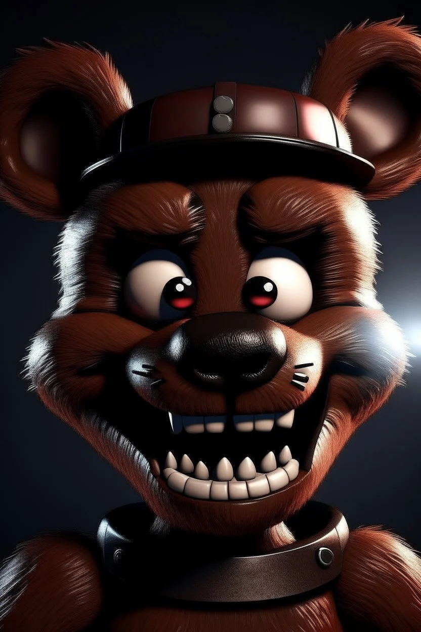 Five nights at freddys, freddy, jumpscare, realistic, fur