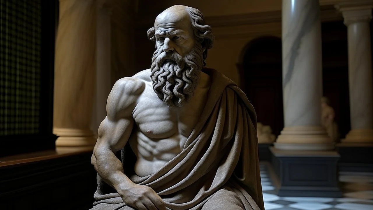 statue of socrates