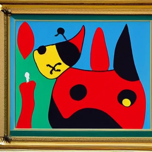 trump by joan miro