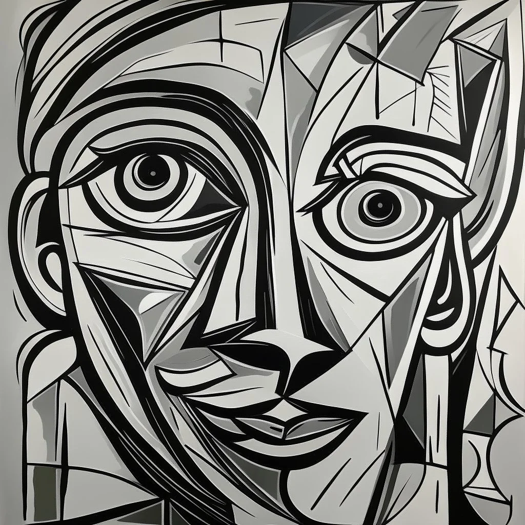 picasso lijnen abstract