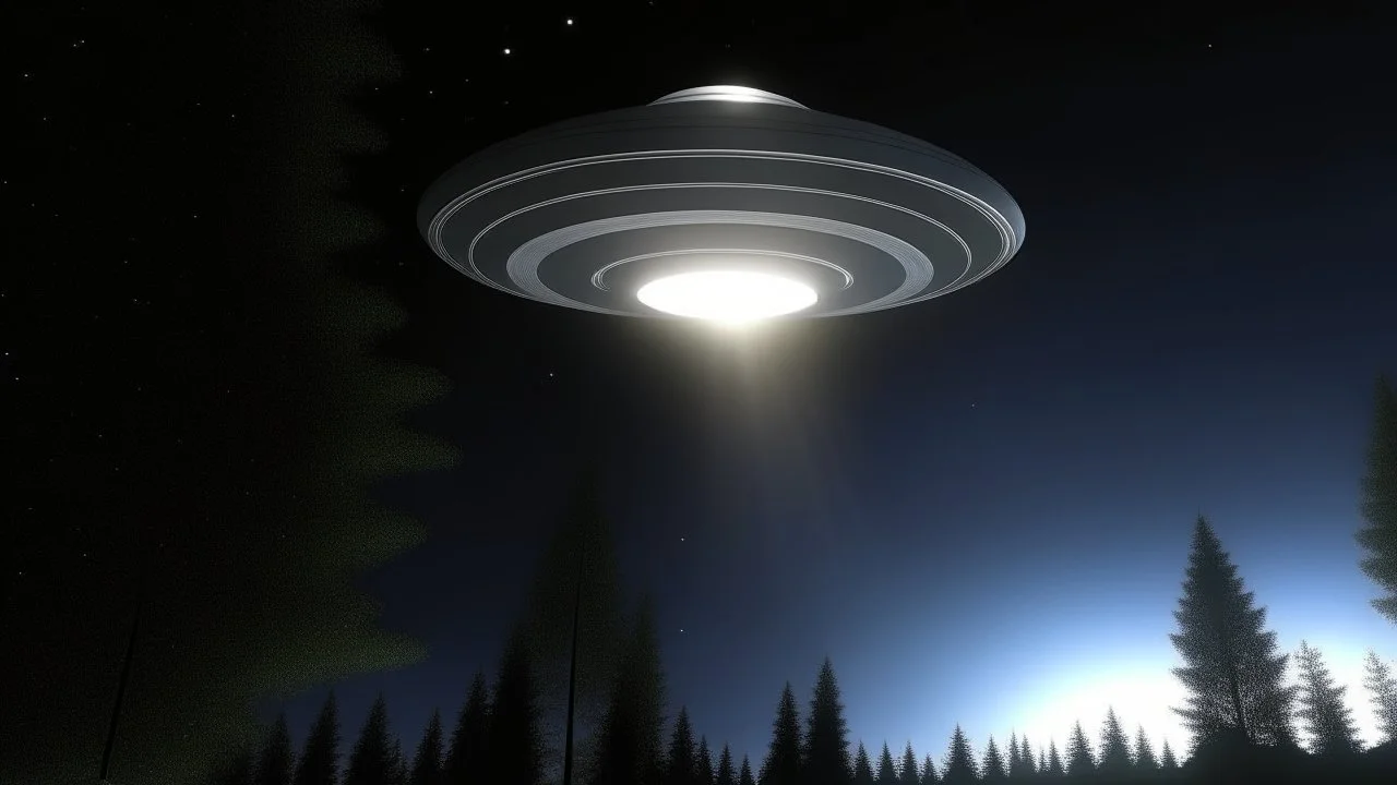 جسم مضيء يطير كبير جدا