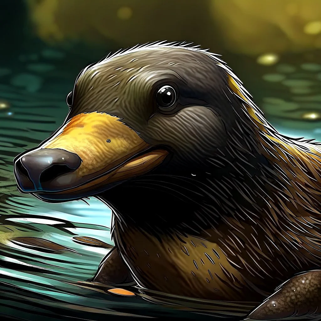 realistic platypus