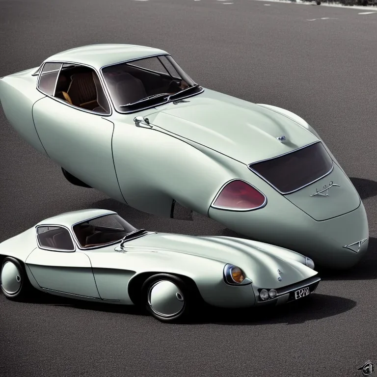 STRETCHED volvo p1800 BY dALI