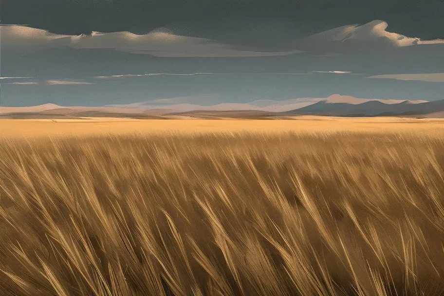 dry grass field byphil hale