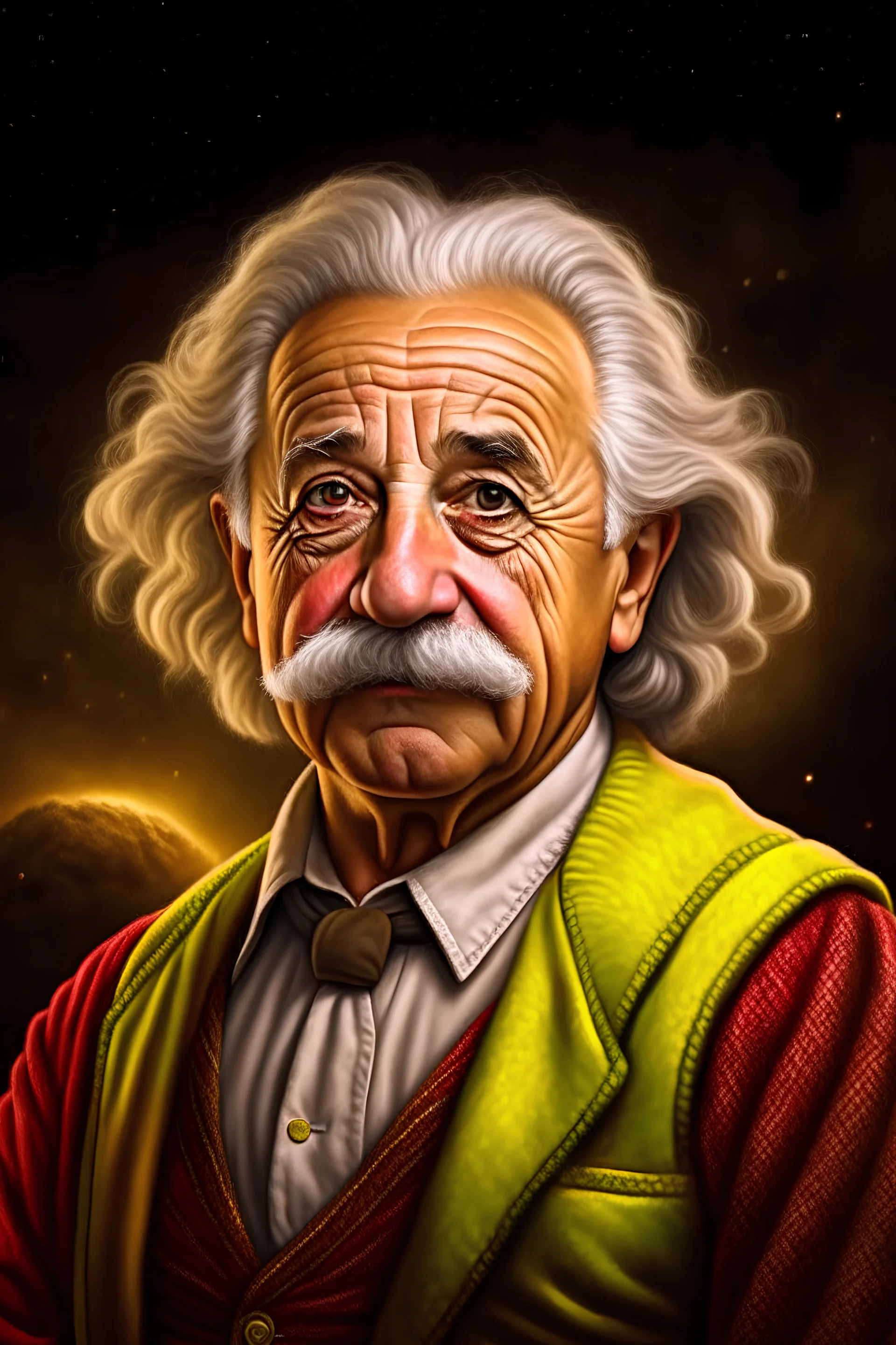 albert einstein as wonder woman , hd ultra