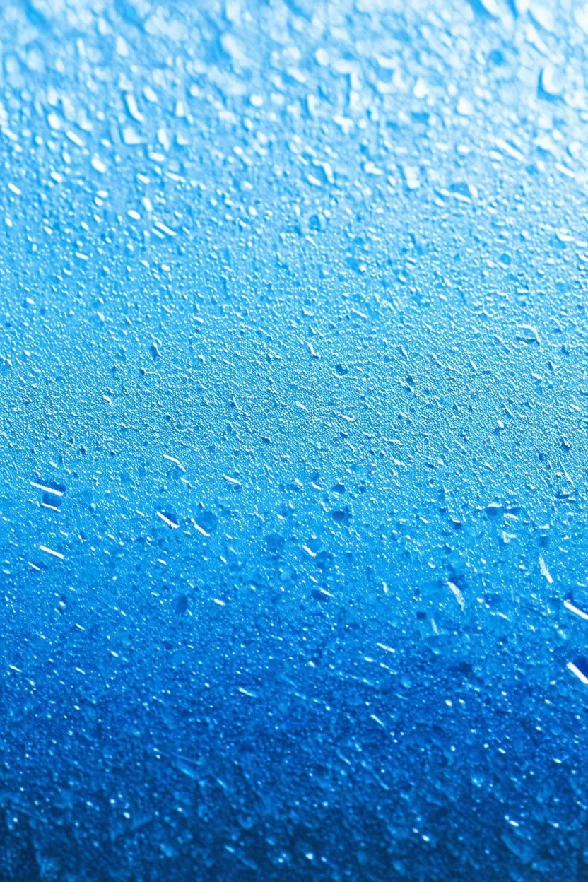 glass surface forming ice crystals