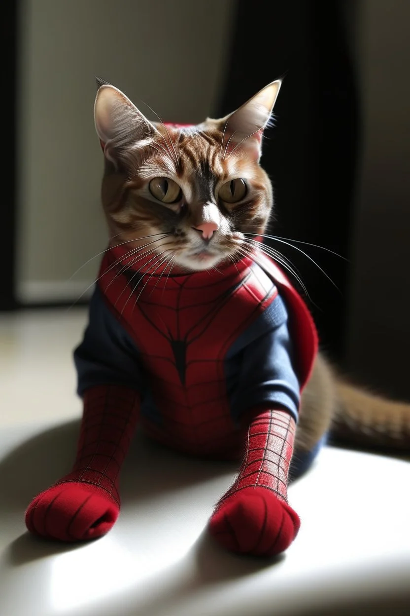 spider man cat