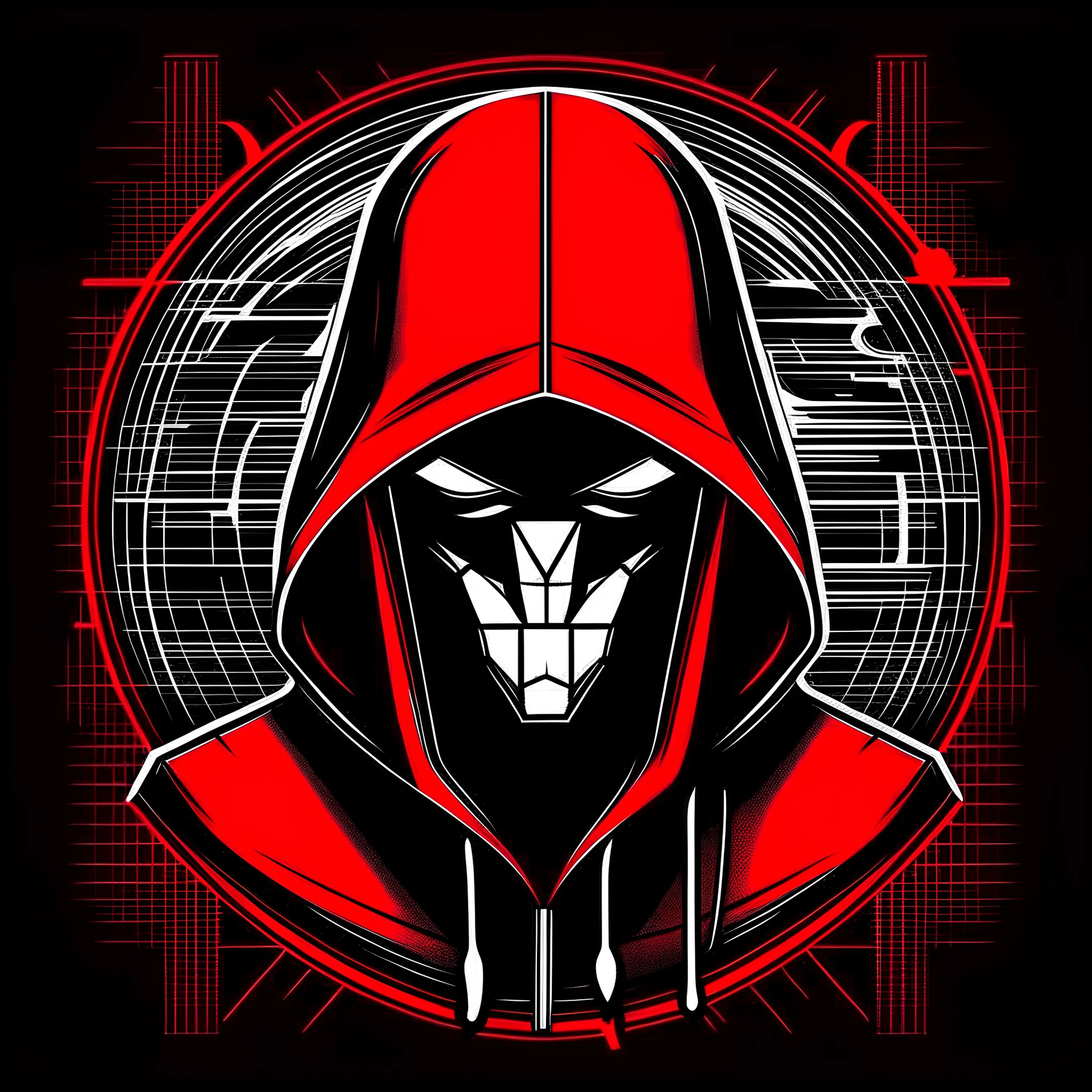 Un Hackeur rouge logo