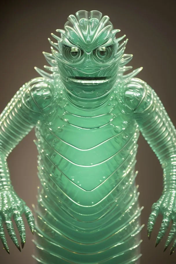 Glass monster, masterpeace, extremely sharp detail, finely tuned detail, ultra high definition 8 k