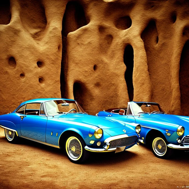 A Tesla's 'Model S Plaid' is parked, within 'Jemaa el-Fnaa', in Marrakesh. CINEMATIC. WIDE ANGLE LENS.