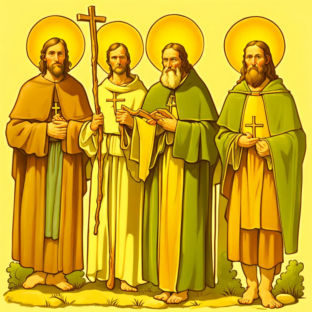 Catholic saints from the Paleolithic.