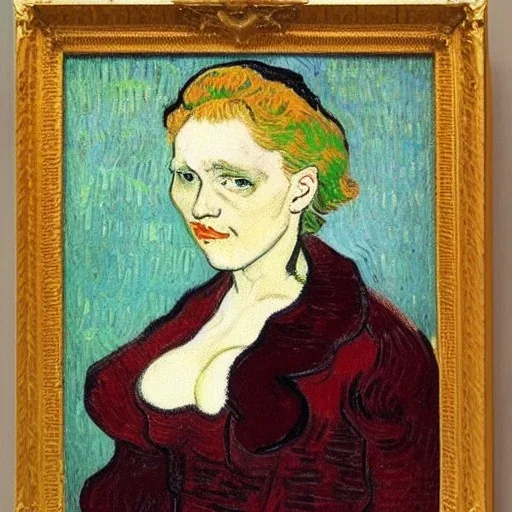 Portrait of a sexy women by Van Gogh