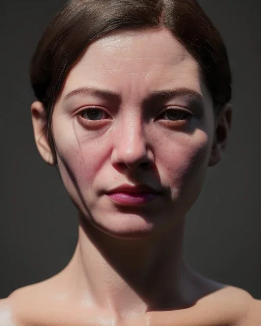 Realistic image, portrait, hybrid made up of a woman's body and a muppet's head mask ,concept art, smooth, unreal engine 5, god lights, ray tracing, RTX, lumen lighting, ultra detail, volumetric lighting, 3d, finely drawn, high definition, 4k.