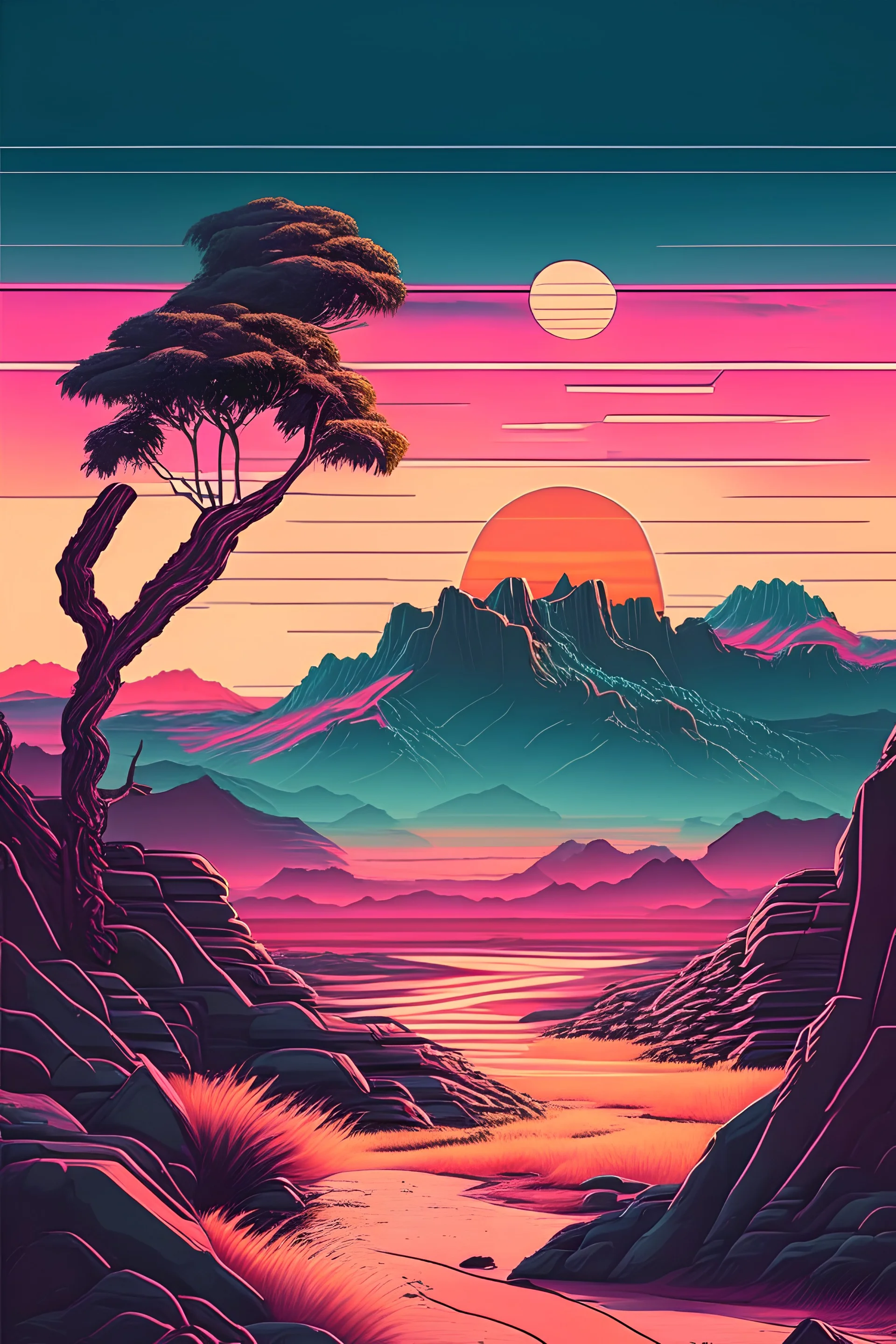 paisaje de los 80