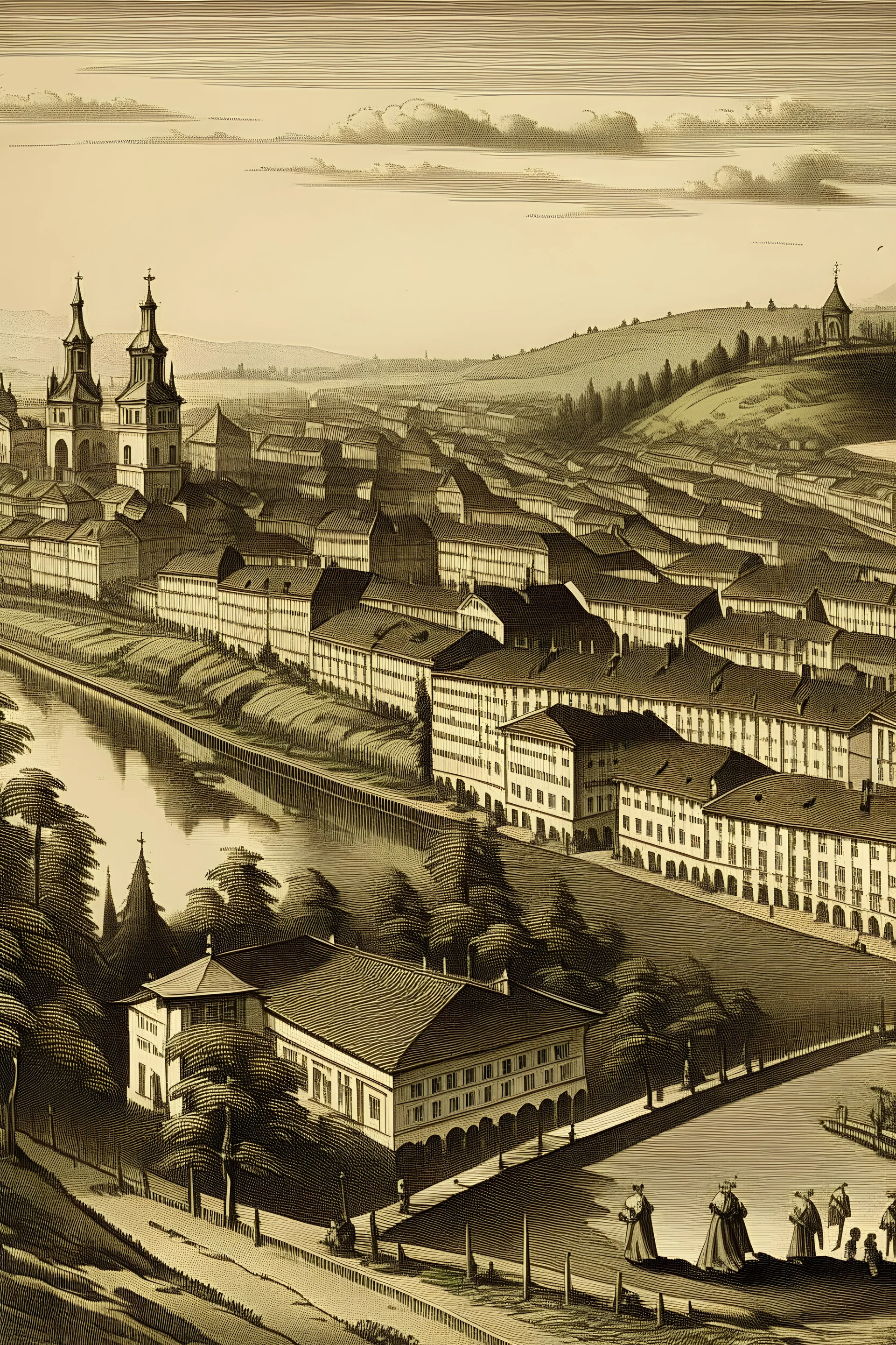 Create me city Žilina in 1880.