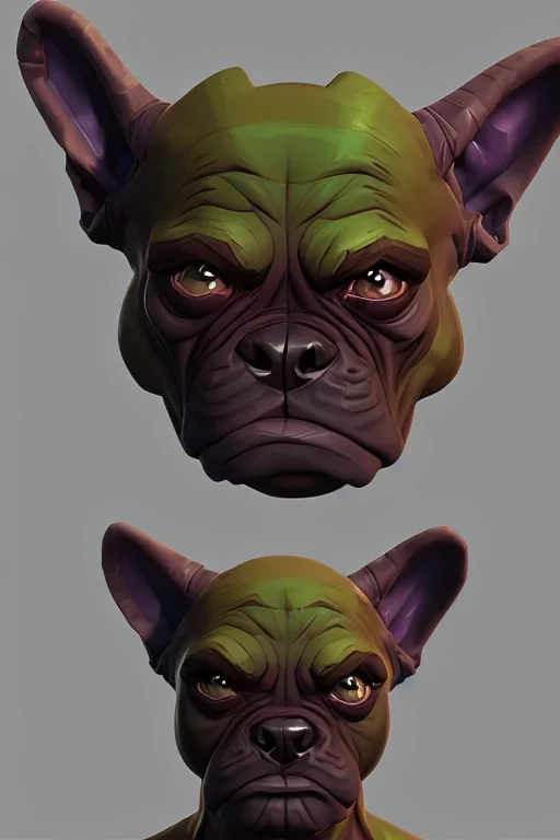 alien french bulldog musculature hulk body HD strong french bulldog hulk marvels Warcraft