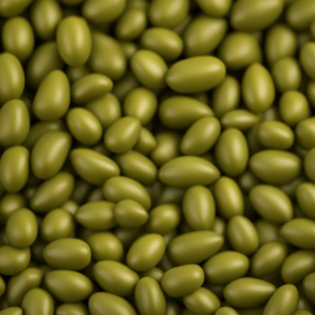 Olive kernels can be used to design chandeliers, lamps, or ceiling lights.