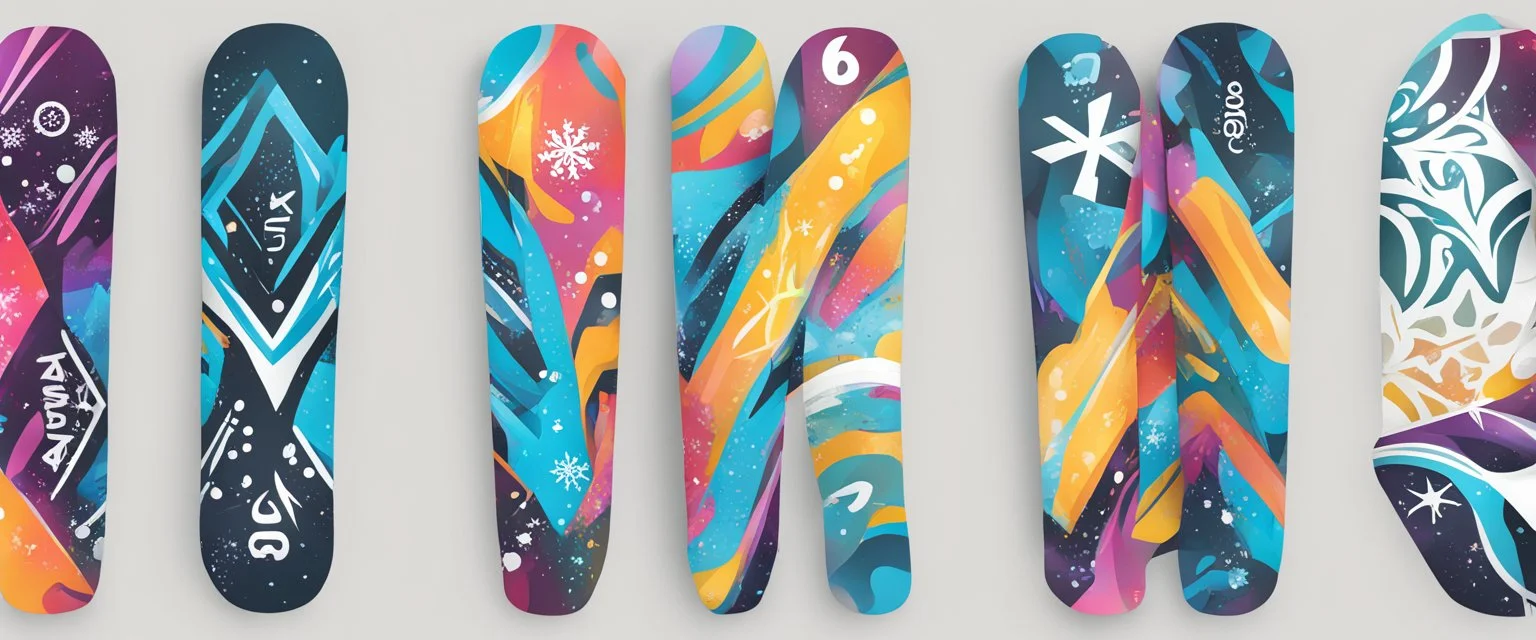 pattern for snow board max 6 colors