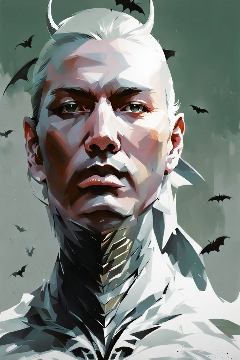 sketch-style painting of a dragon art by Yoji Shinkawa and Valeria Burzo large bats in the background