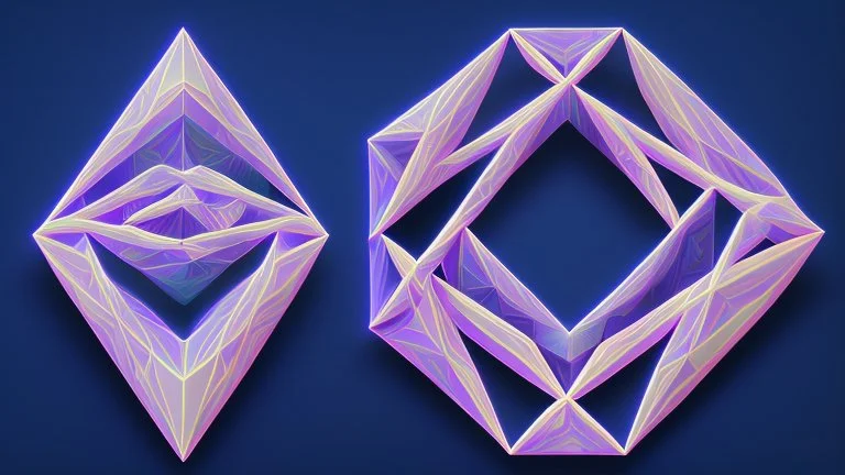 penrose triangle jeweled impossible geometry