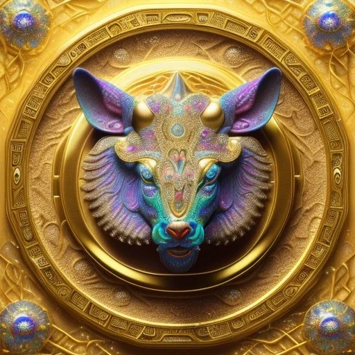 3d animal, jewel, precious stones, shiny, beautiful rich, detailed yin and yang symbol, shiny, intricate, gorgeous, ultrafine detail, hyperrealism, trending on artstation, sharp focus, intricate details, highly detailed, glowing, glitter, complementary colours