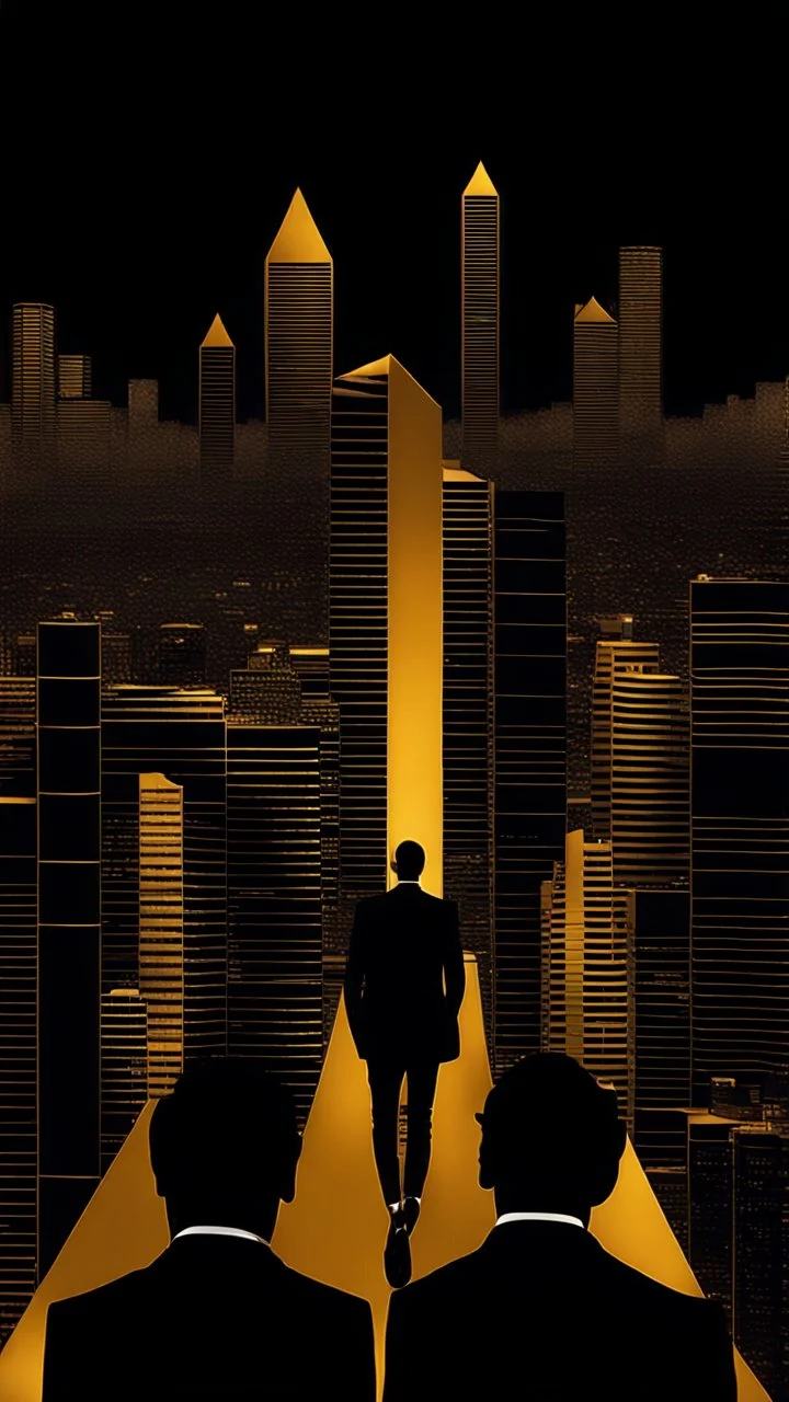 Big city , many levels ,minimalism,Abstract black and gold minimalism geometric surreal beautiful fashion portrait,splash art explosion,minimalist surreal surrounding background,surreal lonely depth,deep soul spirit,fantasy surreal geometry,flat,utopia,album art,cover art,album cover,cinematic,8k,epic movie still,sharp focus,by Gustav Klimt,pascal blanche,rutkowski,repin,artstation hyperrealism painting concept art of detailed character,design matte painting,leaf