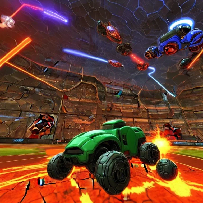 doomguy in rocket league