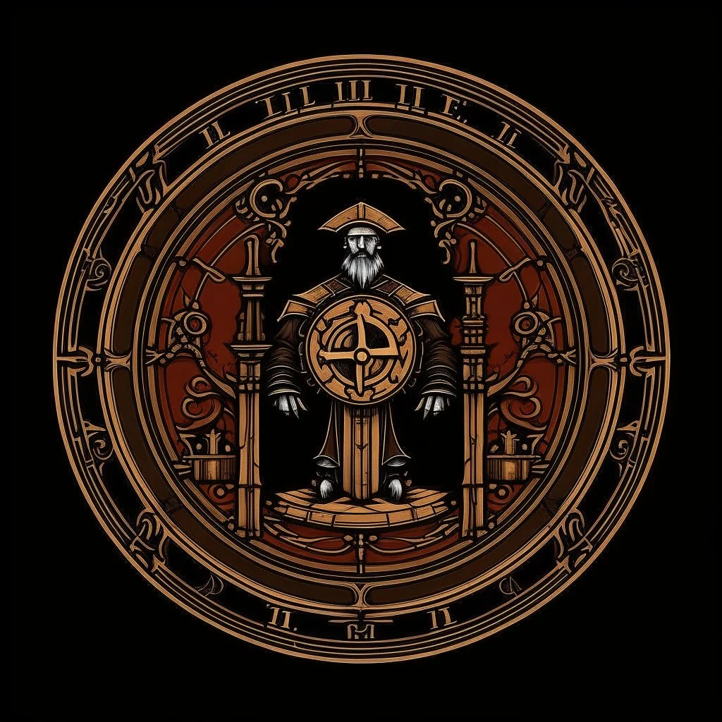 Circle Timelord logo from the medieval era