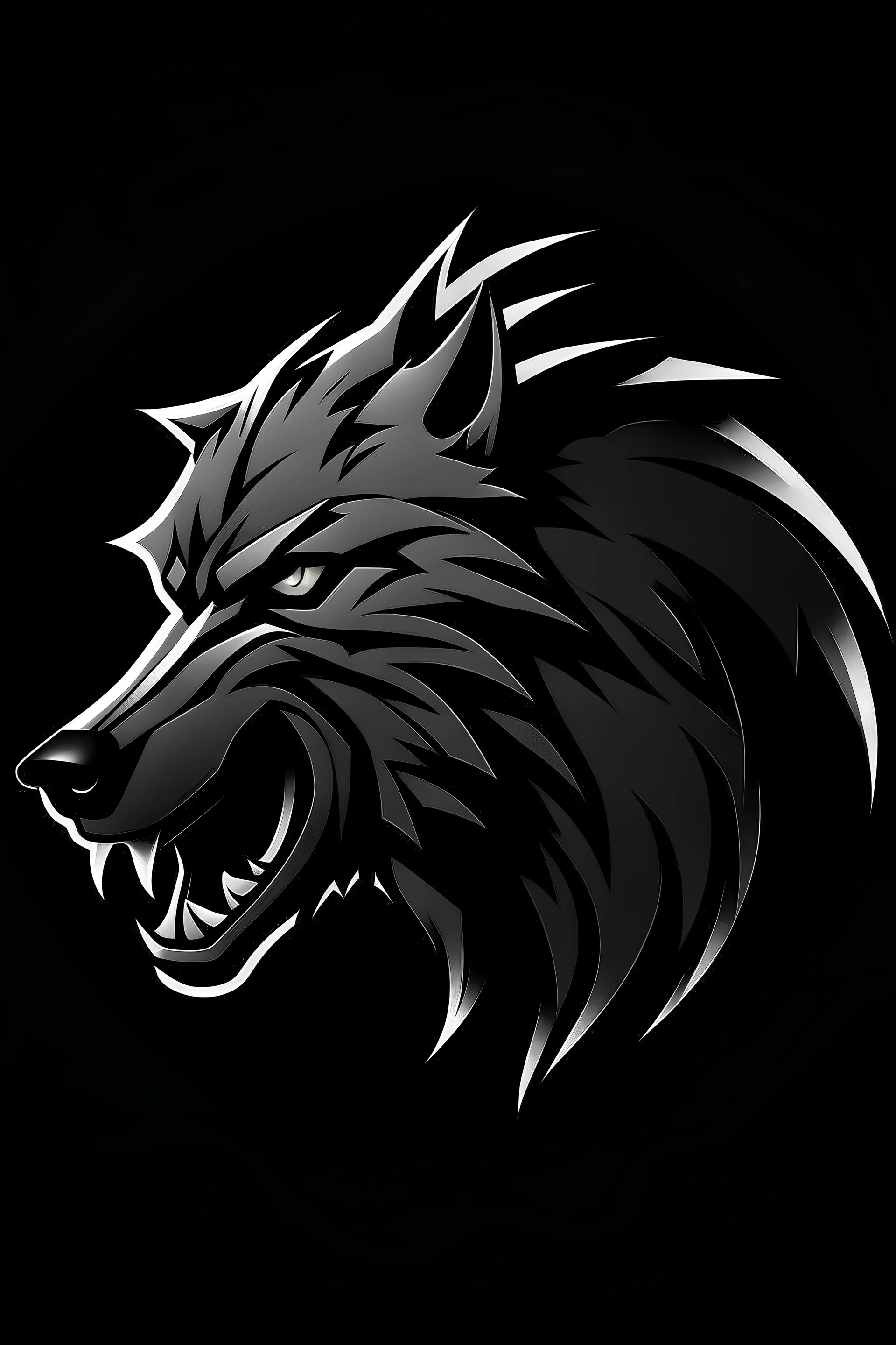 Lycan Grafx black out simple logo