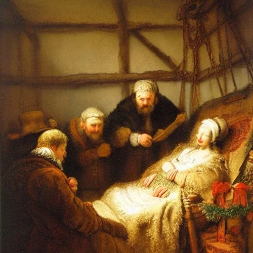 Rembrandt merry Christmas