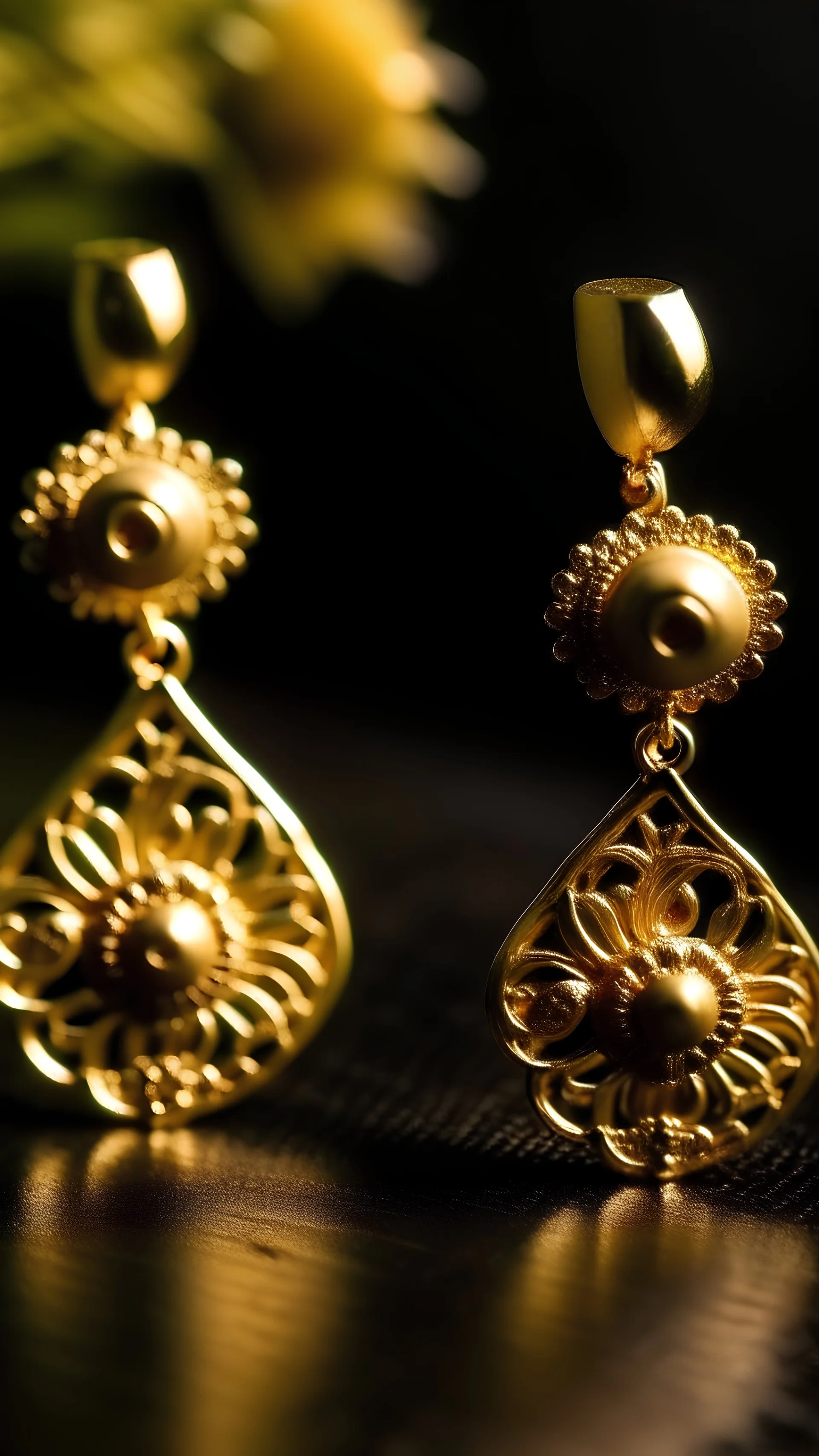 gold earring