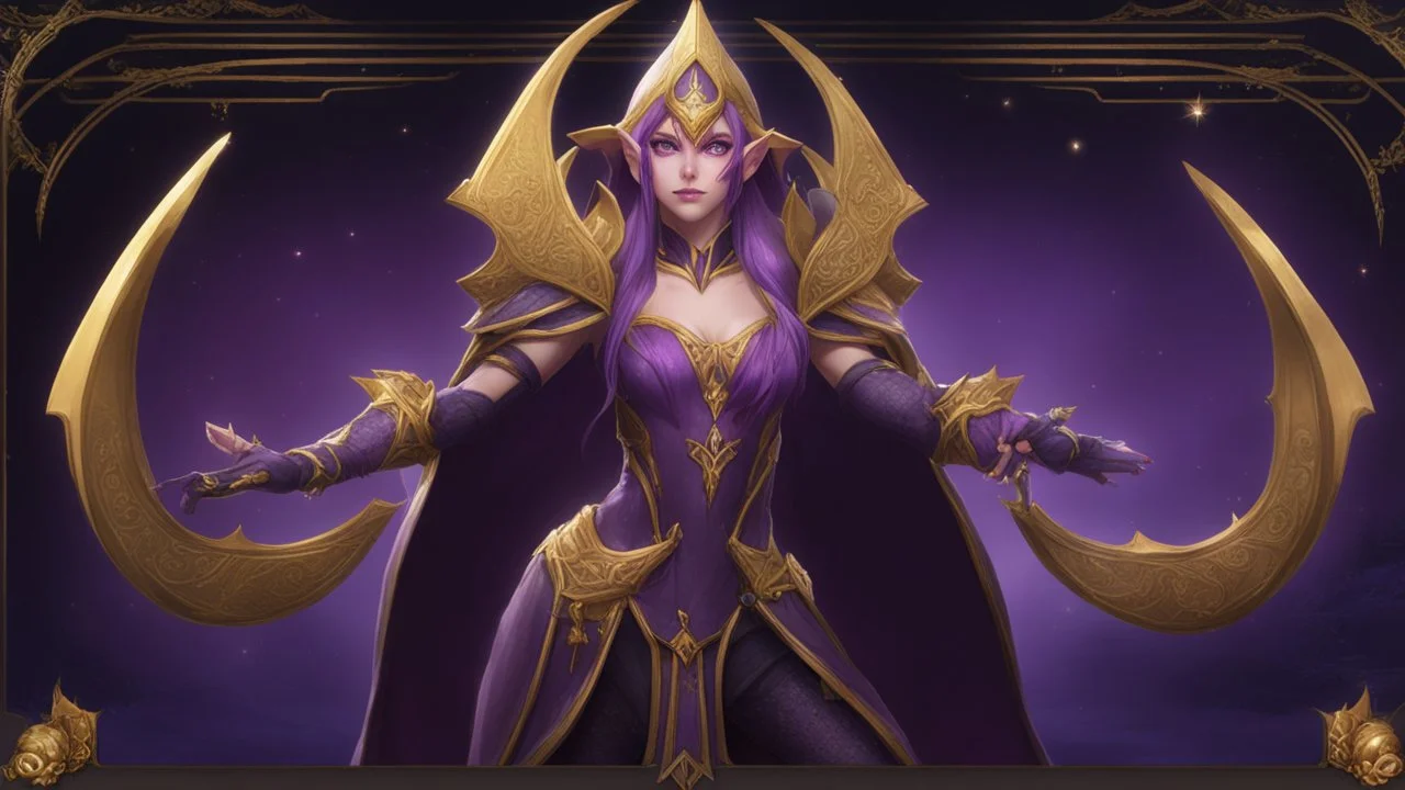 A purple Umbral Gold Elf