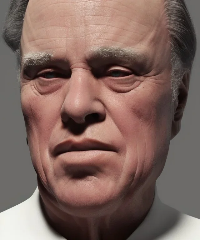 godfather Marlon Brando, extreme details, digital art, extreme render --ar3:2--v4--q2