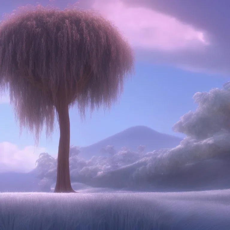 one lonely willow tree at the end of the world