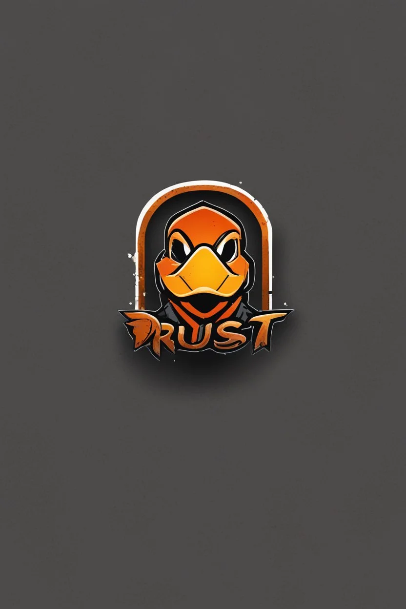 Make a Logo For a Gaming youtuber that plays "Rust" Call Ducki1n
