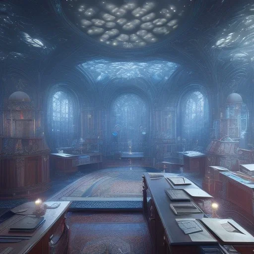 School of learning magical arts, whole building, mysterious cosmic backdrop, celestial ambience, soft lighting, unreal engine 5 volumetric lighting, intricate details, realistic style, 8k resolution