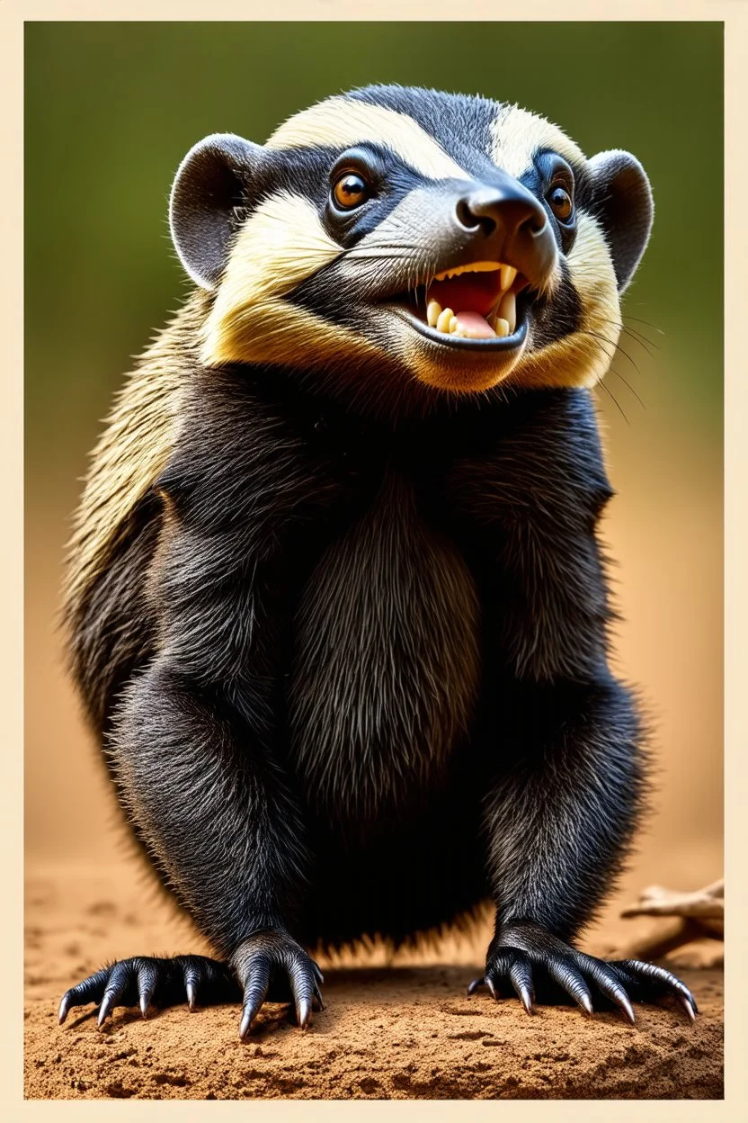 Free Speech Honey Badger; Dada Surrealism